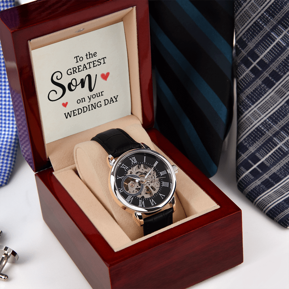 Wedding Day - Best Gift For Son - Openwork Watch