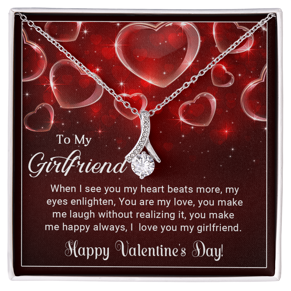 Happy Valentine's Day - Best Gift For Girlfriend - Alluring Beauty Necklace