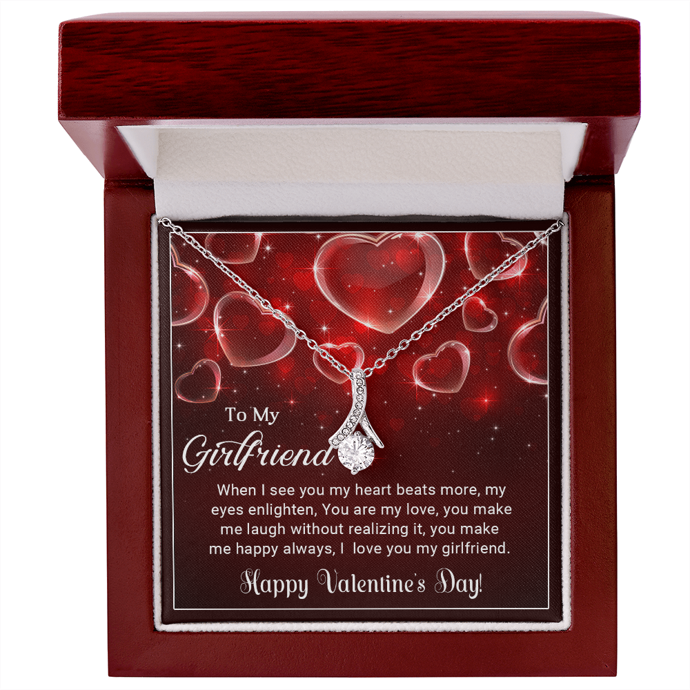 Happy Valentine's Day - Best Gift For Girlfriend - Alluring Beauty Necklace