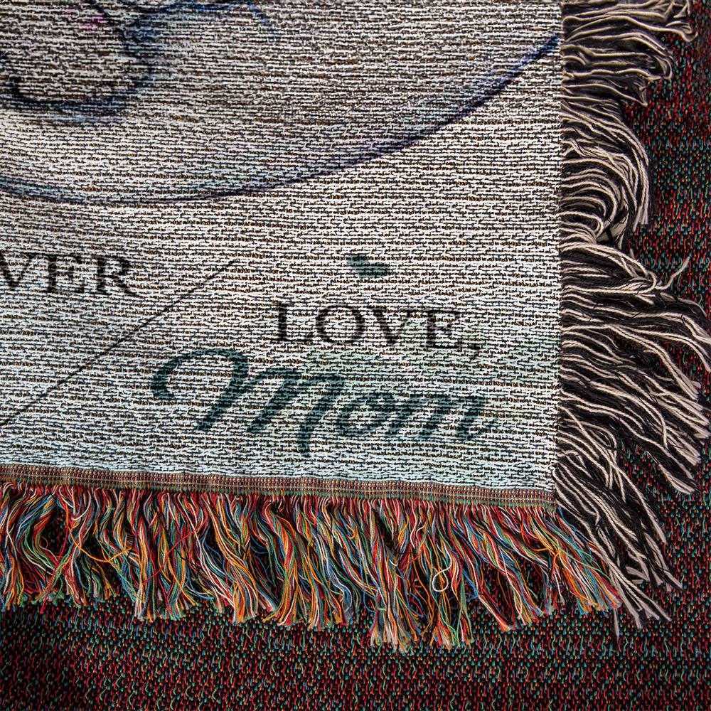 Heirloom Woven Blanket-Portrait, To My Daughter