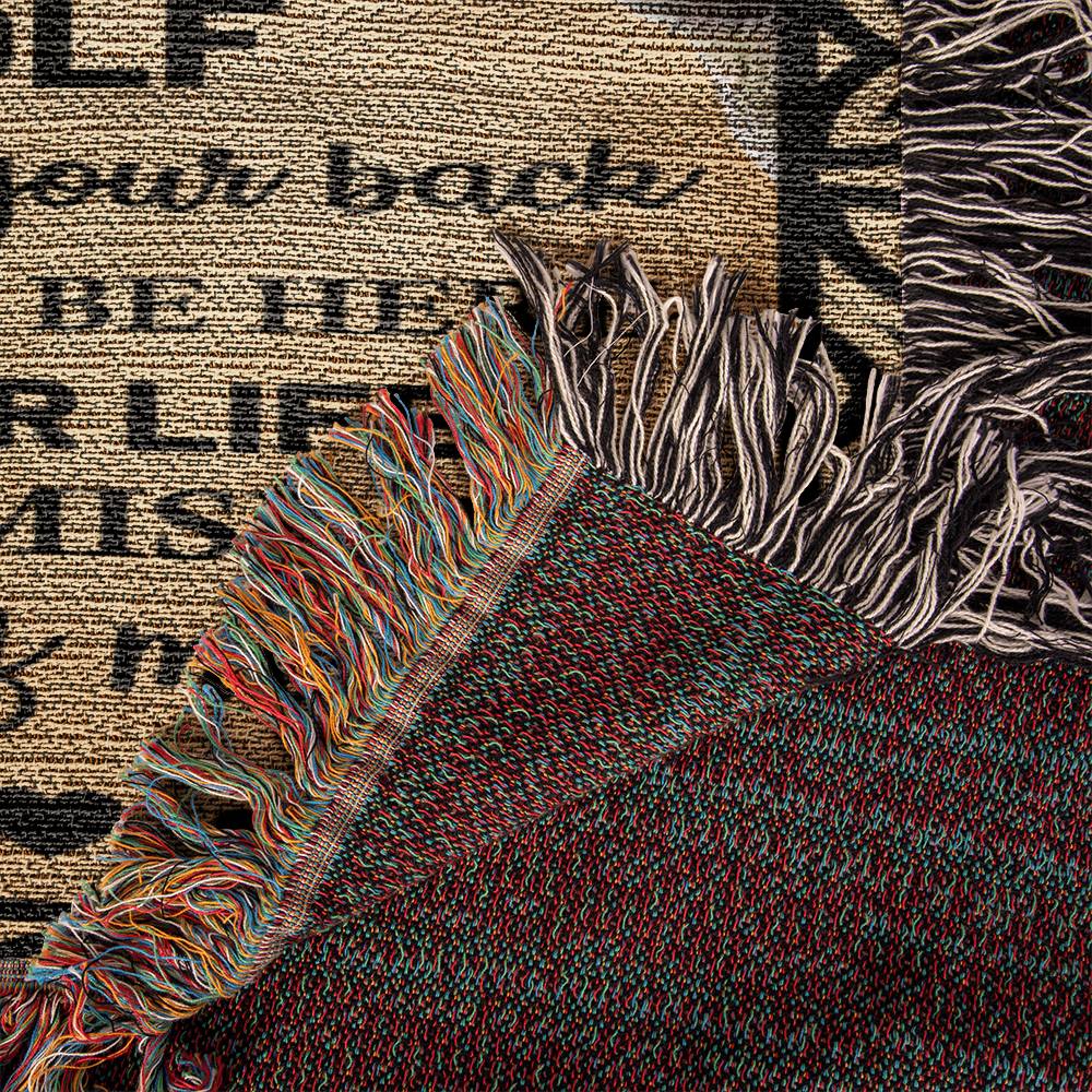 Heirloom Woven Blanket, To My Beautiful Granddaughter, Never Forget