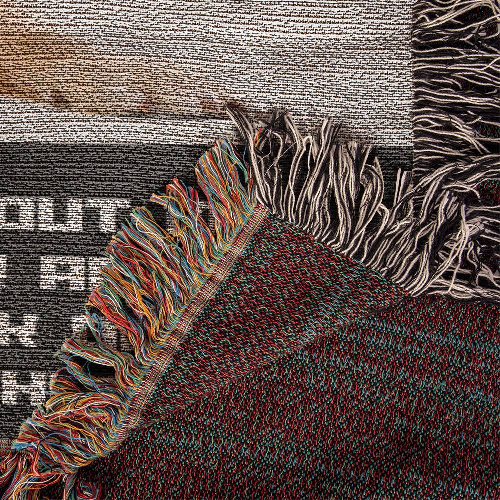 Heirloom Woven Blanket-Portrait, In Loving Memory, Labrador Retriever