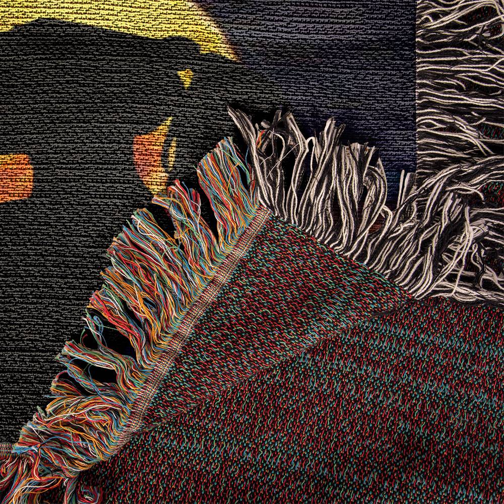 Heirloom Woven Blanket-Portrait, To My Husband, Love You To The Moon