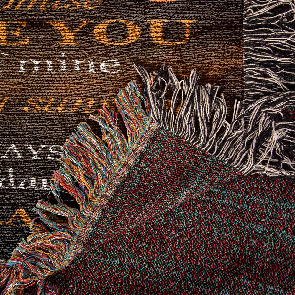 Heirloom Woven Blanket-Portrait, To My Granddaughter