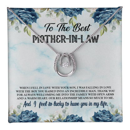 To The Best Mother-in-law - Best gift - Lucky In Love Necklace