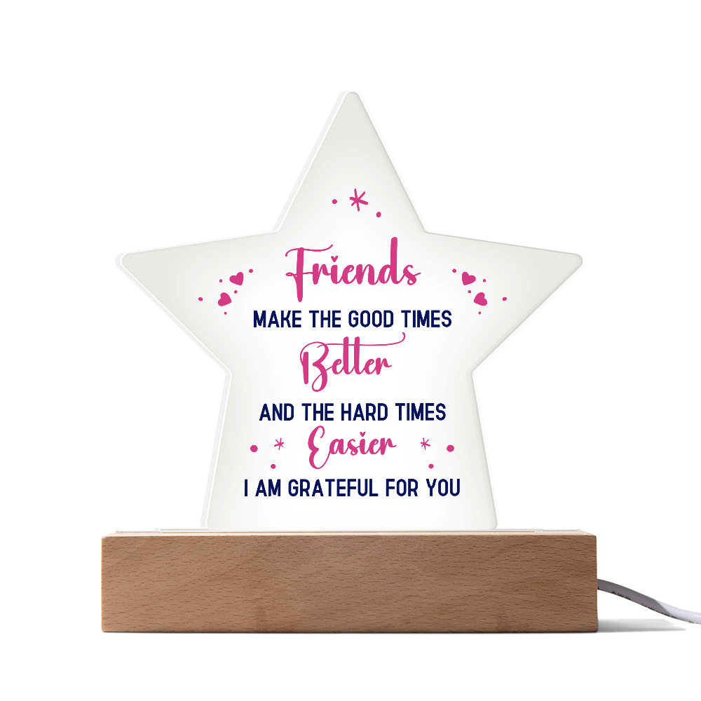 Best Friends Gift For - Acrylic Star Plaque