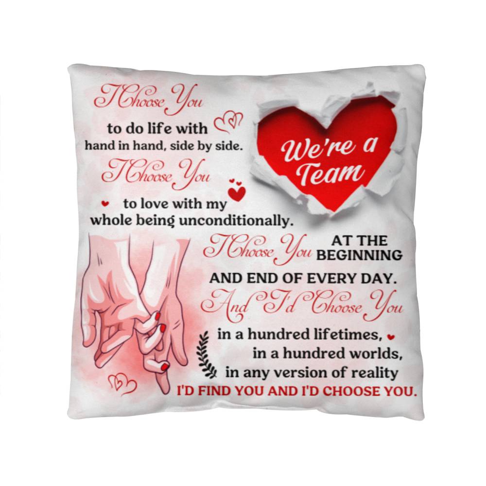 Classic Throw Pillow, To Wife, Soulmate, Girlfriend, Mother's Day