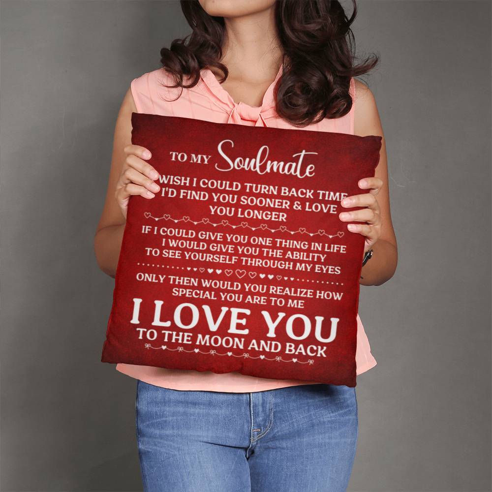 To My Soulmate, I Love You, Classic Throw Pillow