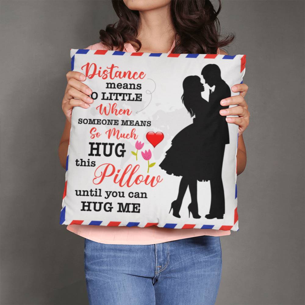 Distance Means So Little, Classic Throw Pillow, Mother's Day