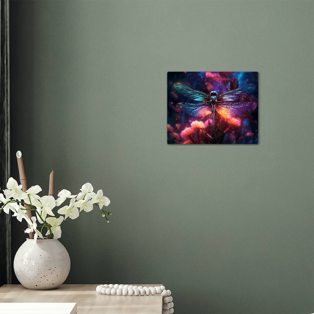 Dragon Fly, Hi Gloss Metal Wall Art Print